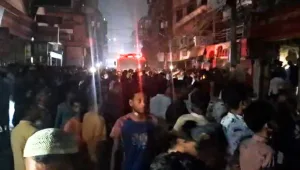 শ্রীপুরে ট্রান্সফরমার বিস্ফোরণ হয়ে ভবনে আগুন, দগ্ধ ৩